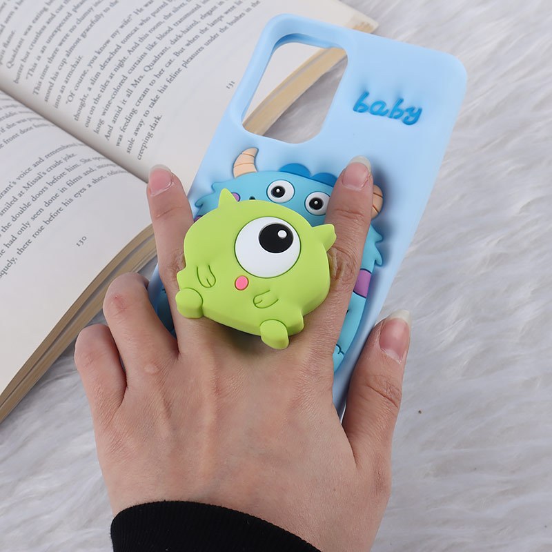 قاب عروسکی سامسونگ Galaxy A73 پاپ سوکت دار طرح Mike & Sully