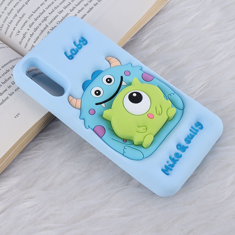 قاب عروسکی سامسونگ Galaxy A30s / A50 / A50s پاپ سوکت دار طرح Mike & Sully