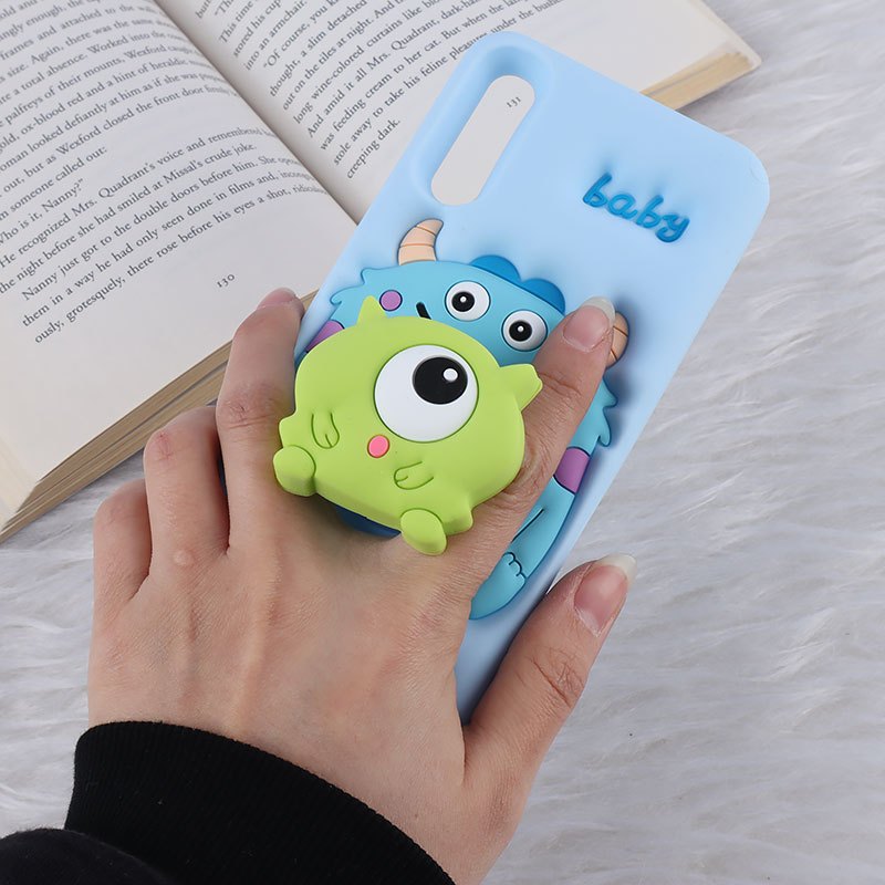 قاب عروسکی سامسونگ Galaxy A30s / A50 / A50s پاپ سوکت دار طرح Mike & Sully