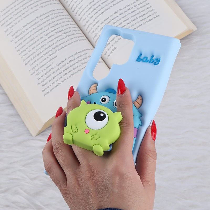 قاب عروسکی سامسونگ Galaxy S24 Ultra پاپ سوکت دار طرح Mike & Sully