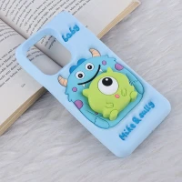 قاب عروسکی شیائومی Redmi Note 13 4G پاپ سوکت دار طرح Mike & Sully
