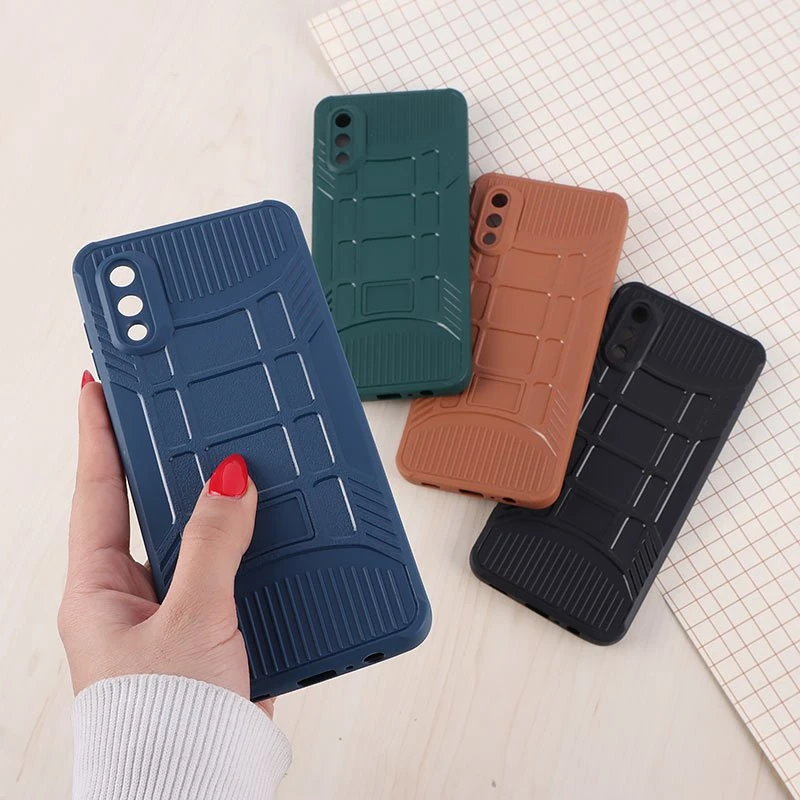 قاب سیلیکونی ژله ای سامسونگ Galaxy A02 / M02 پنجره ای محافظ لنزدار