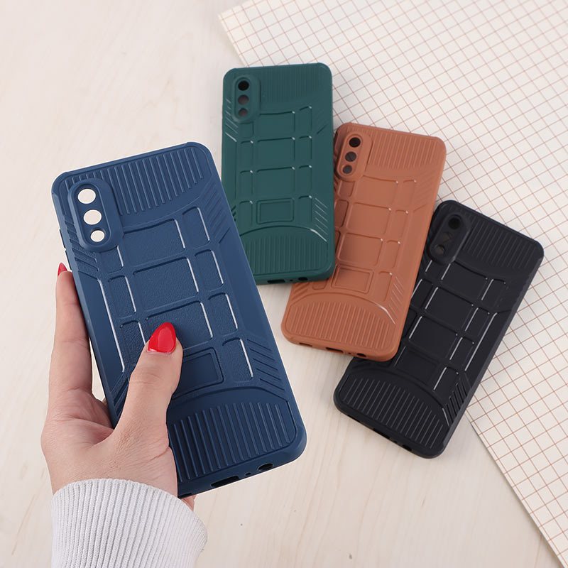 قاب سیلیکونی ژله ای سامسونگ Galaxy A02 / M02 پنجره ای محافظ لنزدار