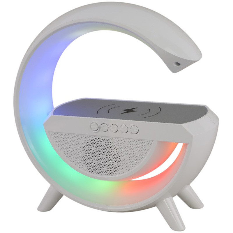 شارژر بی سیم و چراغ رومیزی اسپیکر دار ZQS1220 MZ-021 10W