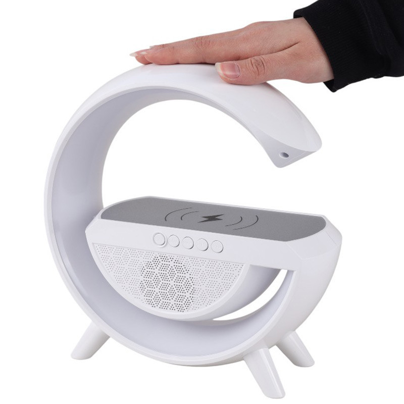 شارژر بی سیم و چراغ رومیزی اسپیکر دار MZ-021 10W