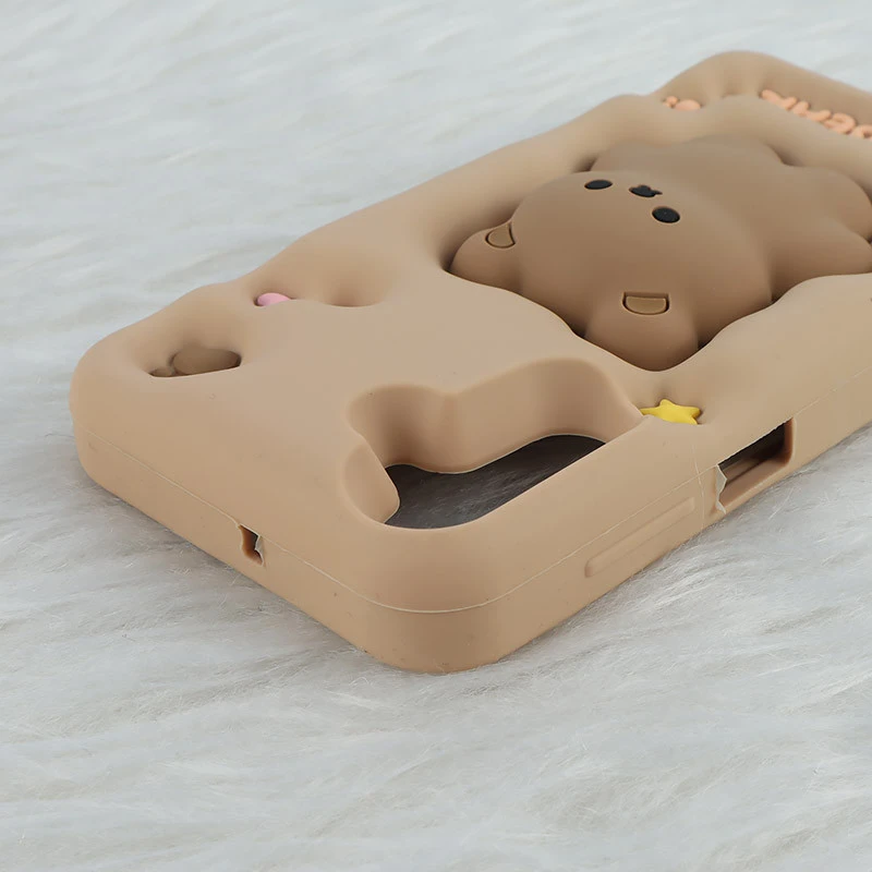 قاب سیلیکونی فیجت دار سامسونگ Galaxy A15 برجسته طرح Luck Bear