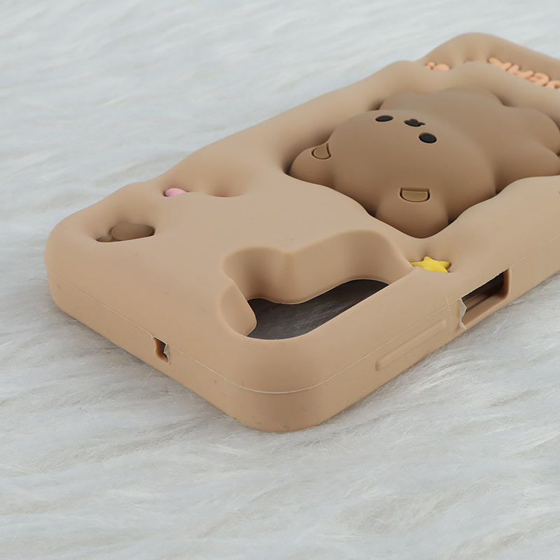 قاب سیلیکونی فیجت دار سامسونگ Galaxy A15 برجسته طرح Luck Bear
