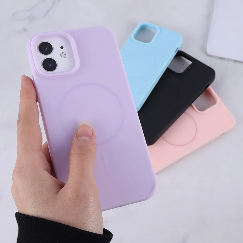 قاب سیلیکونی ژله ای مگ سیف آیفون iPhone 12 / 12 Pro