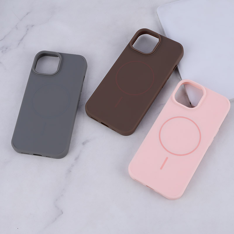 قاب سیلیکونی ژله ای مگ سیف آیفون iPhone 15
