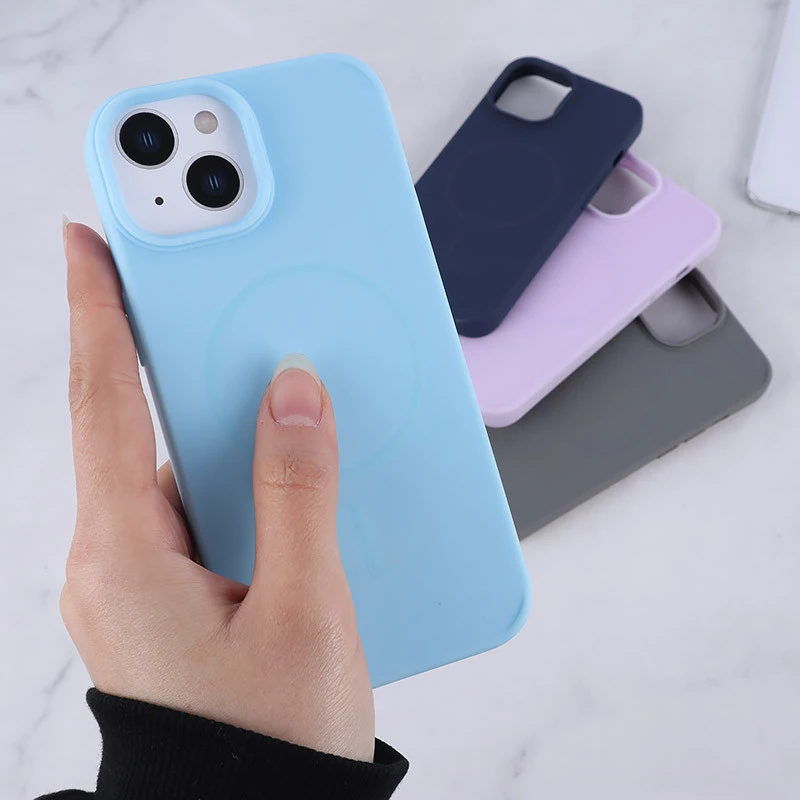 قاب سیلیکونی ژله ای مگ سیف آیفون iPhone 15