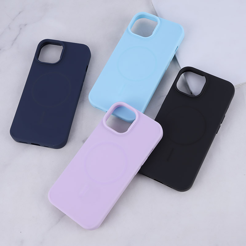 قاب سیلیکونی ژله ای مگ سیف آیفون iPhone 15