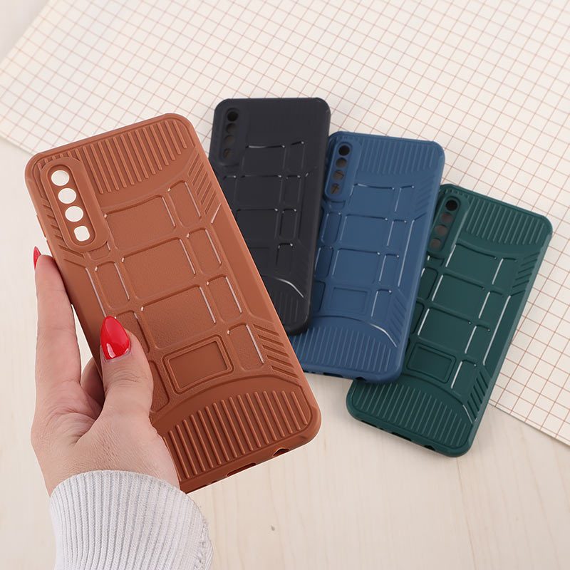 قاب سیلیکونی ژله ای سامسونگ Galaxy A30s / A50 / A50s پنجره ای محافظ لنزدار