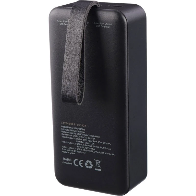 پاور بانک فست شارژ انرجایزر Ultimate UE30035PQ PD3.0 22.5W ظرفیت 30000 میلی آمپر ساعت