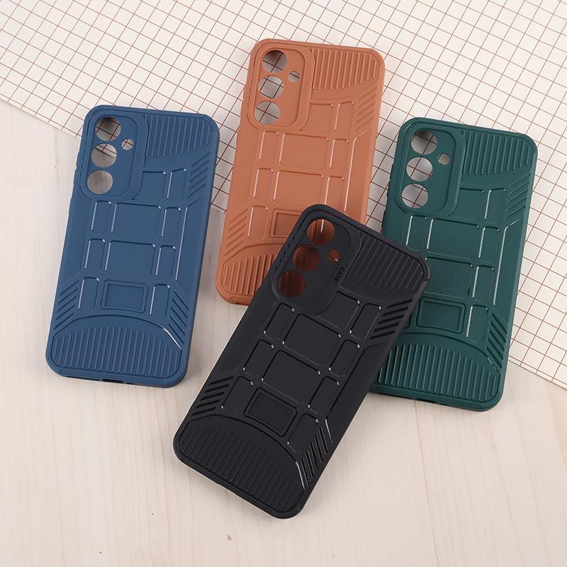 قاب سیلیکونی ژله ای سامسونگ Galaxy A35 / A55 پنجره ای محافظ لنزدار