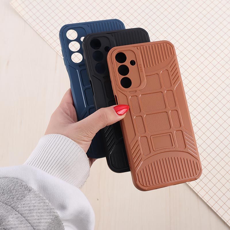 قاب سیلیکونی ژله ای سامسونگ Galaxy A15 پنجره ای محافظ لنزدار