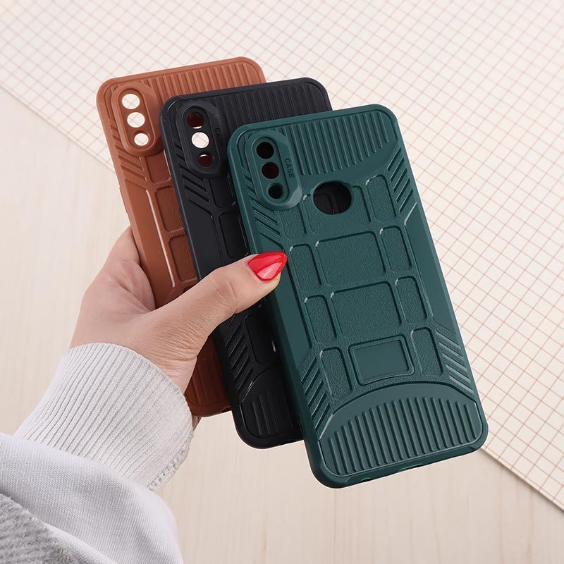 قاب سیلیکونی ژله ای سامسونگ Galaxy A10s پنجره ای محافظ لنزدار