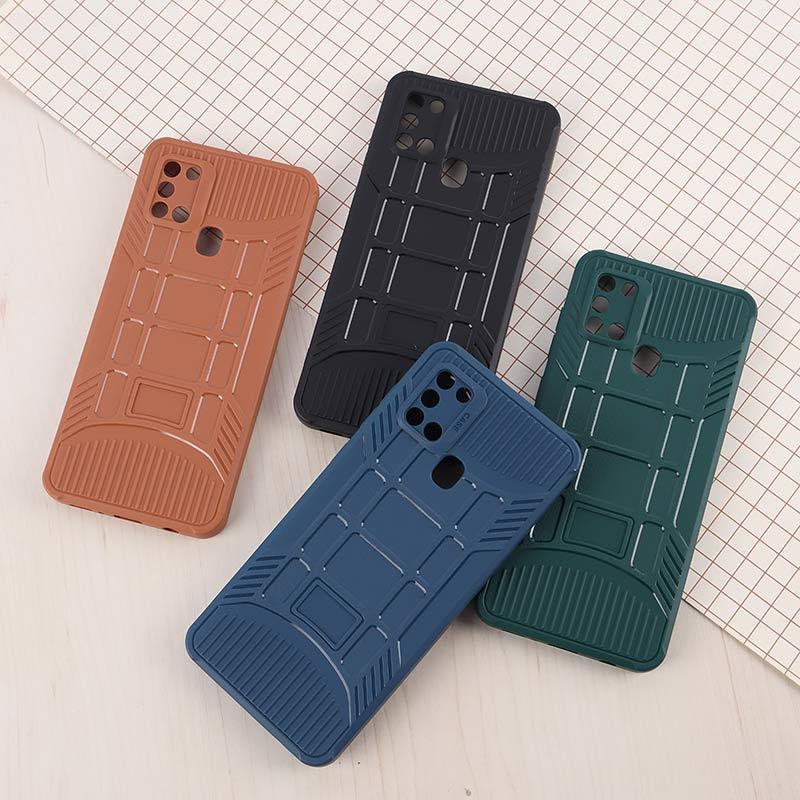 قاب سیلیکونی ژله ای سامسونگ Galaxy A21s پنجره ای محافظ لنزدار