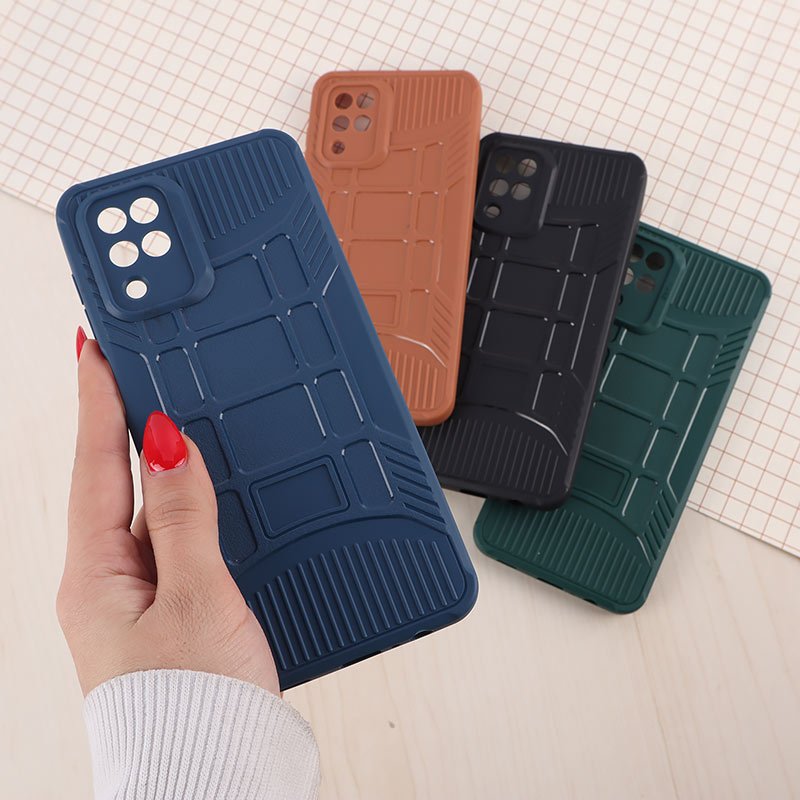 قاب سیلیکونی ژله ای سامسونگ Galaxy A12 / M12 پنجره ای محافظ لنزدار