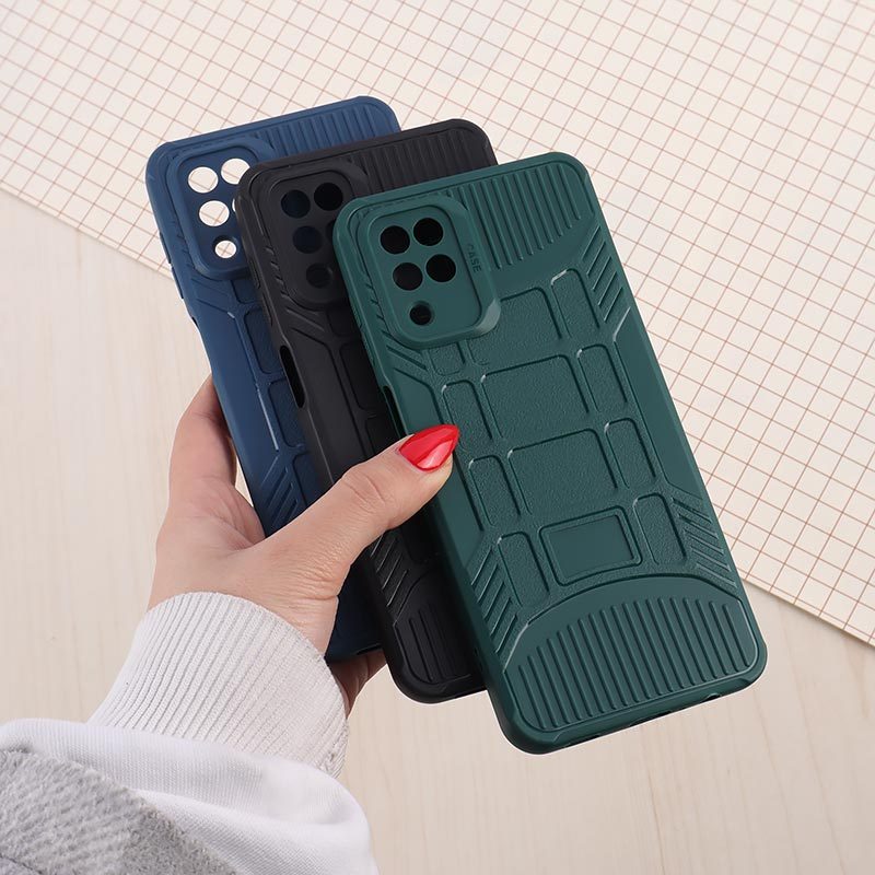 قاب سیلیکونی ژله ای سامسونگ Galaxy A12 / M12 پنجره ای محافظ لنزدار
