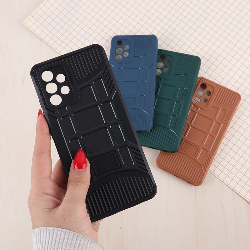 قاب سیلیکونی ژله ای سامسونگ Galaxy A32 4G پنجره ای محافظ لنزدار