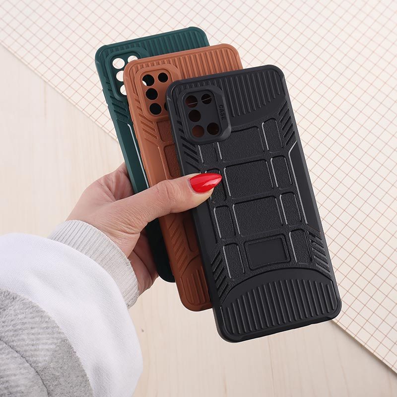 قاب سیلیکونی ژله ای سامسونگ Galaxy A31 پنجره ای محافظ لنزدار