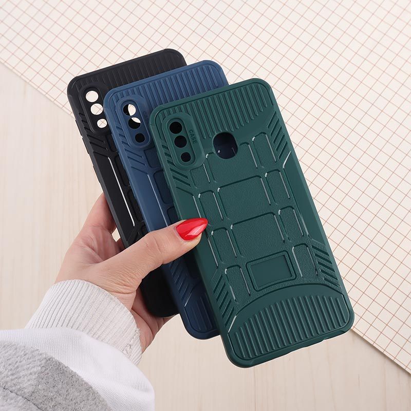 قاب سیلیکونی ژله ای سامسونگ Galaxy A20 / A30 پنجره ای محافظ لنزدار