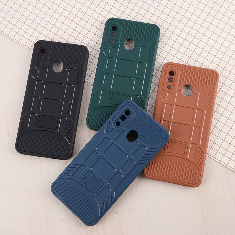 قاب سیلیکونی ژله ای سامسونگ Galaxy A20 / A30 پنجره ای محافظ لنزدار