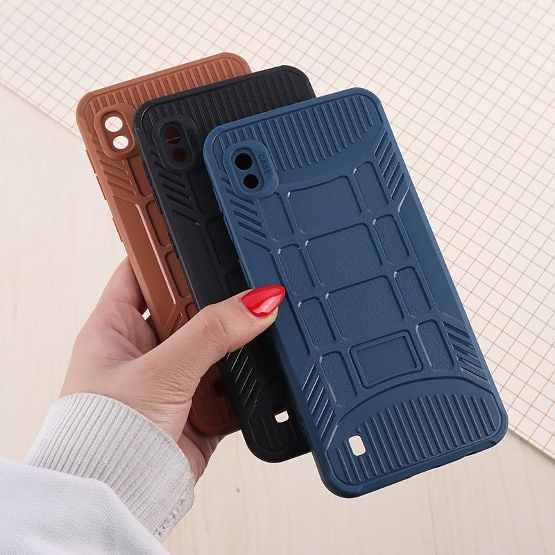 قاب سیلیکونی ژله ای سامسونگ Galaxy A10 پنجره ای محافظ لنزدار