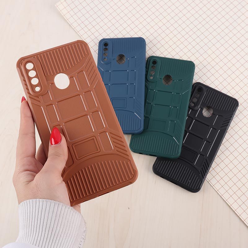 قاب سیلیکونی ژله ای سامسونگ Galaxy A20s پنجره ای محافظ لنزدار