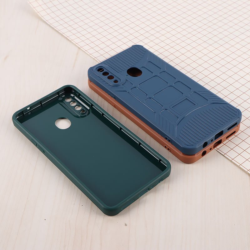 قاب سیلیکونی ژله ای سامسونگ Galaxy A20s پنجره ای محافظ لنزدار