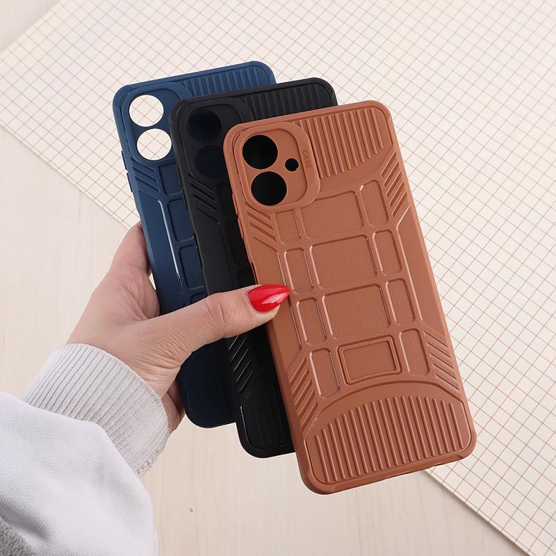 قاب سیلیکونی ژله ای سامسونگ Galaxy A06 پنجره ای محافظ لنزدار