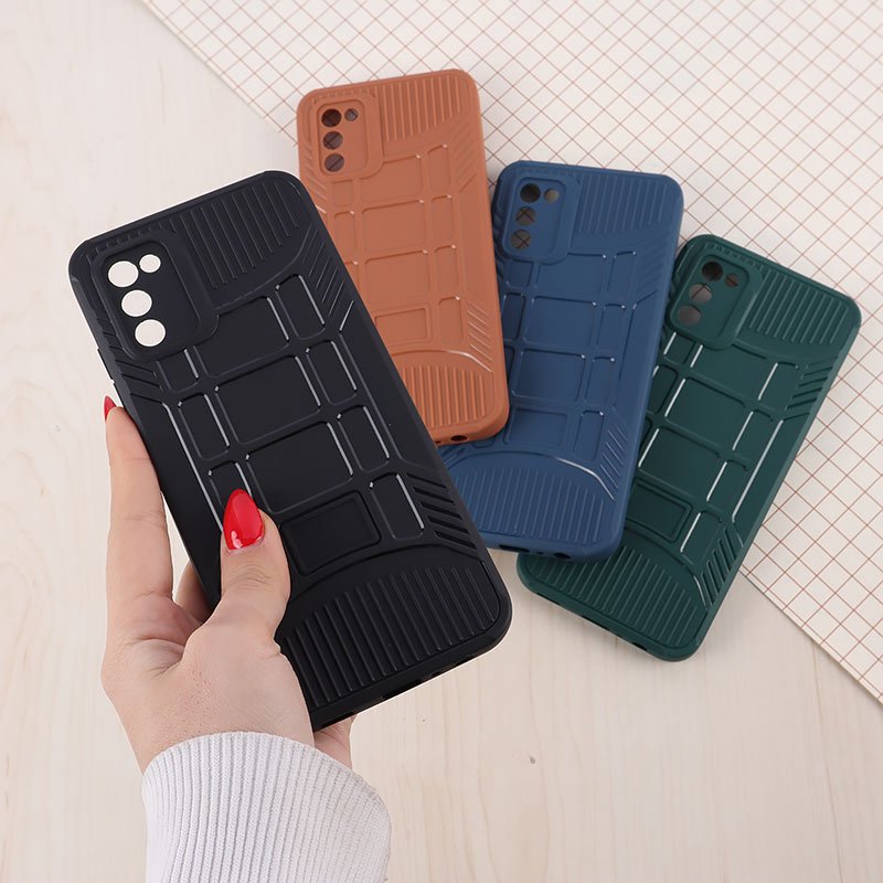قاب سیلیکونی ژله ای سامسونگ Galaxy A02s / M02s / A03s پنجره ای محافظ لنزدار