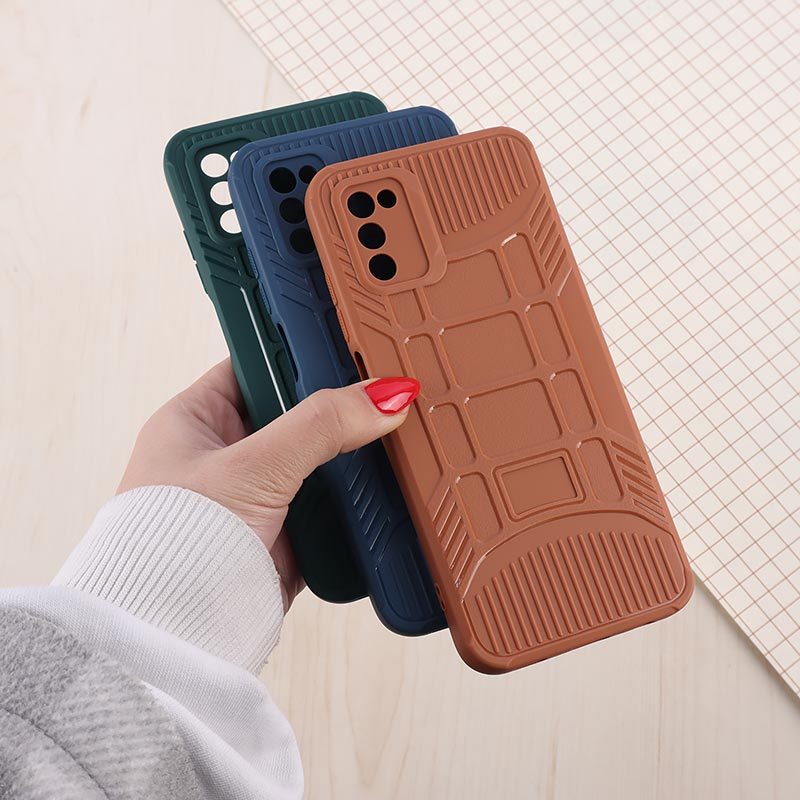 قاب سیلیکونی ژله ای سامسونگ Galaxy A02s / M02s / A03s پنجره ای محافظ لنزدار