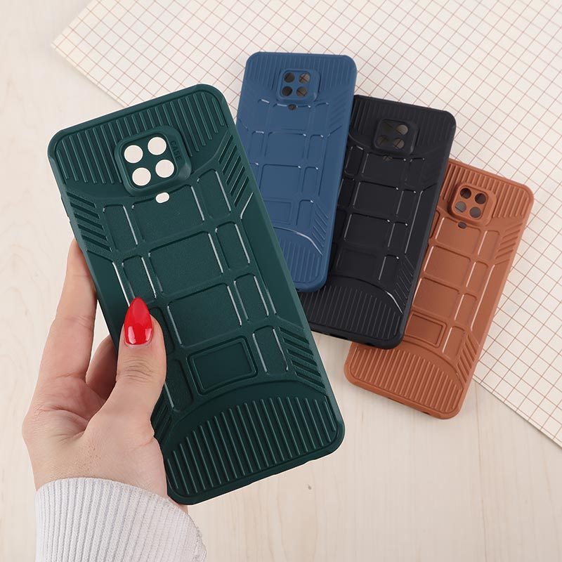 قاب سیلیکونی ژله ای شیائومی Redmi Note 9s / Note 9 Pro / Note 10 Lite پنجره ای محافظ لنزدار