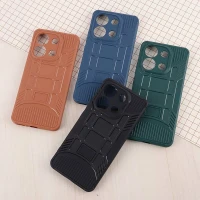 قاب سیلیکونی ژله ای شیائومی Redmi Note 13 4G پنجره ای محافظ لنزدار