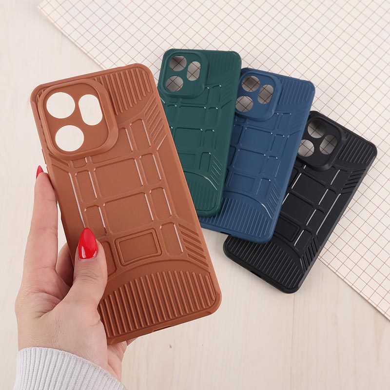 قاب سیلیکونی ژله ای شیائومی Redmi 13C / Poco C65 پنجره ای محافظ لنزدار