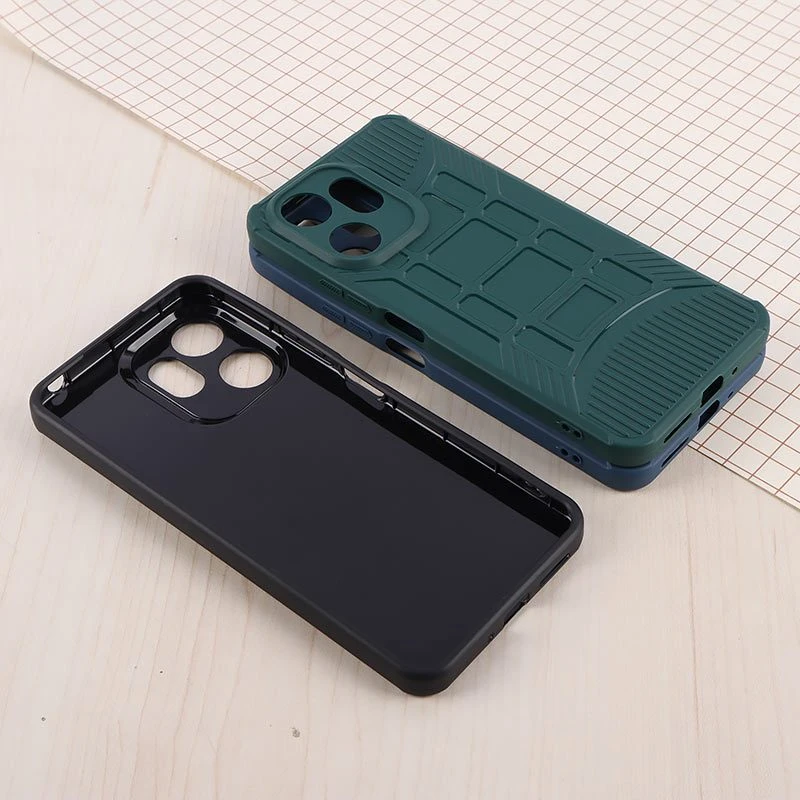 قاب سیلیکونی ژله ای شیائومی Redmi 13C / Poco C65 پنجره ای محافظ لنزدار