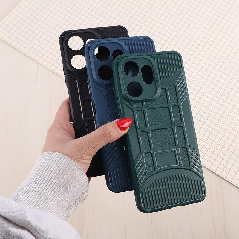 قاب سیلیکونی ژله ای شیائومی Redmi 13C / Poco C65 پنجره ای محافظ لنزدار