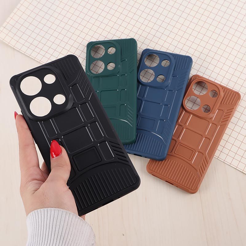 قاب سیلیکونی ژله ای شیائومی Redmi Note 13 Pro 4G پنجره ای محافظ لنزدار