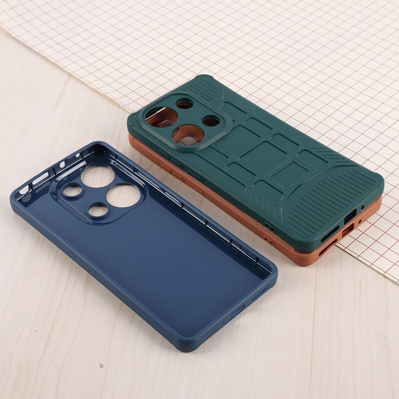 قاب سیلیکونی ژله ای شیائومی Redmi Note 13 Pro 4G پنجره ای محافظ لنزدار
