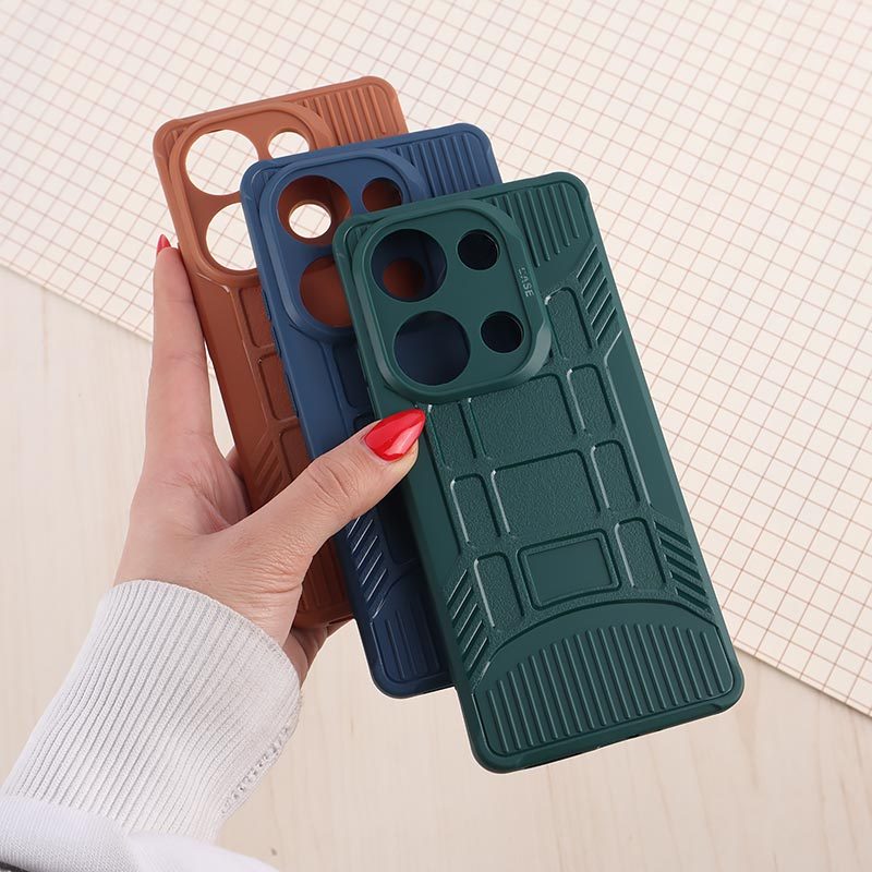 قاب سیلیکونی ژله ای شیائومی Redmi Note 13 Pro 4G پنجره ای محافظ لنزدار
