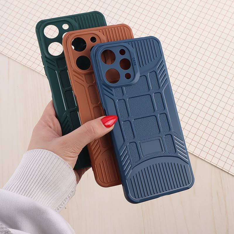 قاب سیلیکونی ژله ای شیائومی Redmi 12 پنجره ای محافظ لنزدار