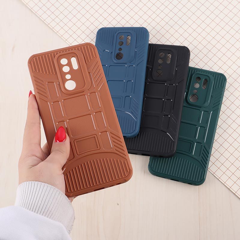 قاب سیلیکونی ژله ای شیائومی Redmi 9 / 9 Prime پنجره ای محافظ لنزدار