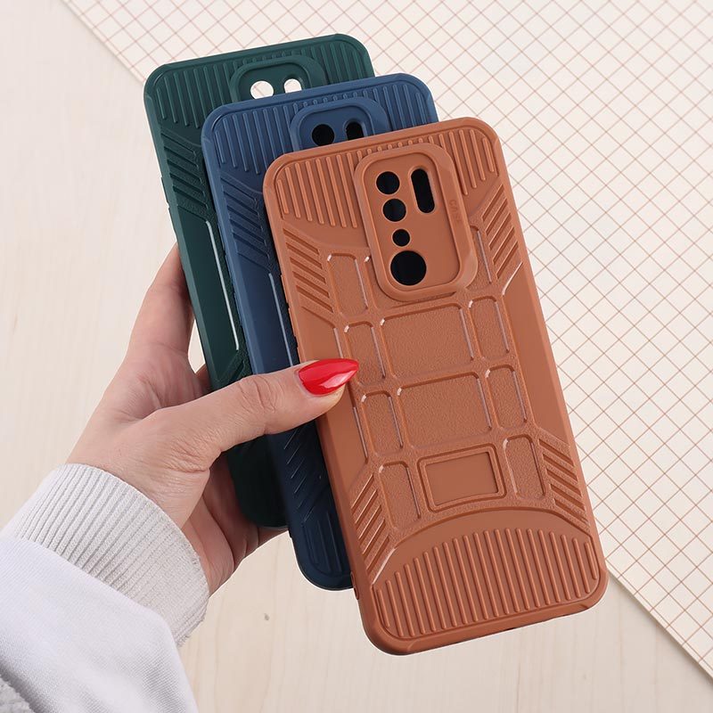 قاب سیلیکونی ژله ای شیائومی Redmi 9 / 9 Prime پنجره ای محافظ لنزدار
