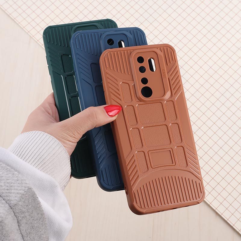 قاب سیلیکونی ژله ای شیائومی Redmi Note 8 Pro پنجره ای محافظ لنزدار