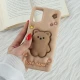 قاب سیلیکونی فیجت دار سامسونگ Galaxy A51 4G برجسته طرح Luck Bear