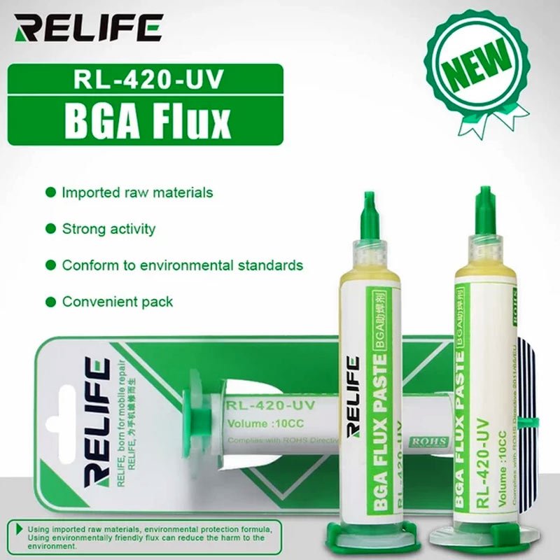 خمیر فلکس سرنگی Relife RL-420-UV 10ml