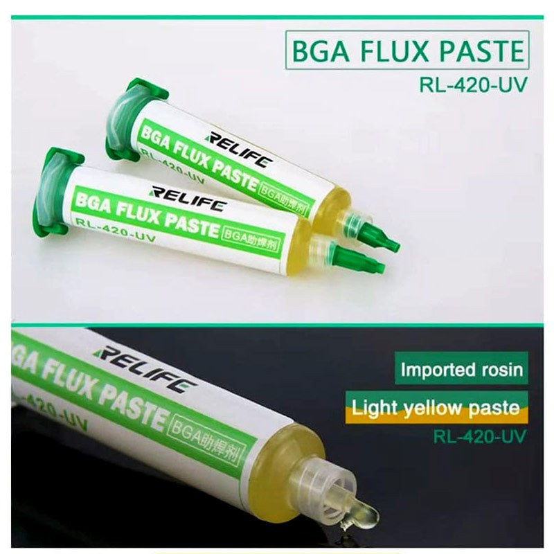 خمیر فلکس سرنگی Relife RL-420-UV 10ml