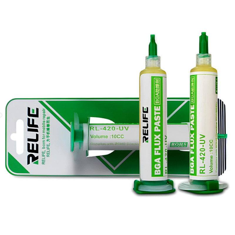 خمیر فلکس سرنگی Relife RL-420-UV 10ml