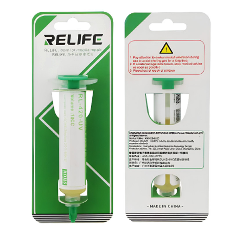 خمیر فلکس سرنگی Relife RL-420-UV 10ml